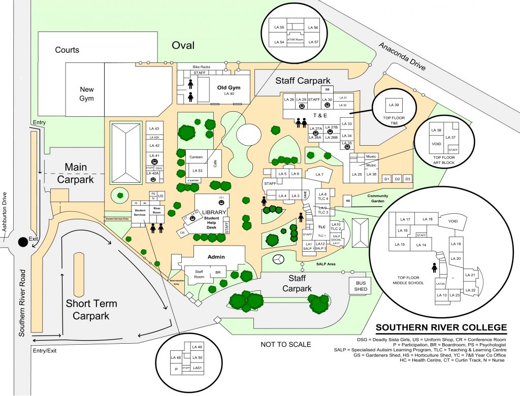 FACILITIES &amp; SCHOOL MAP - Southern River College